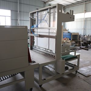 Full Automatic Heat Shrink Wrapper 220V Cuff Style Packing Machine User Friendly