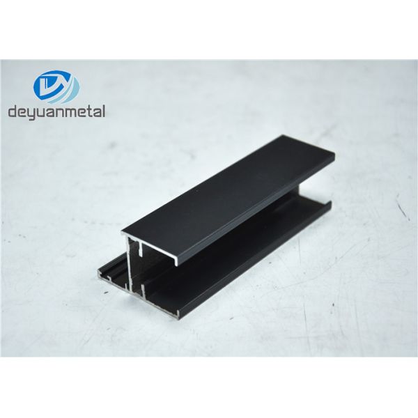 Quality Tan Color Powder Coating Aluminium Window Profiles 5 Years Warranty wholesale