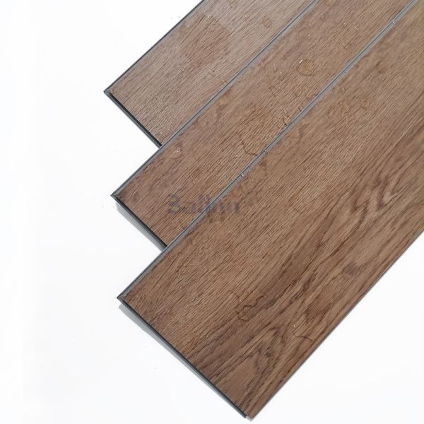 4mm 5mm 6mm Click Locking Rigid Wood Grain Finish Vinyl Plank for Indoor SPC