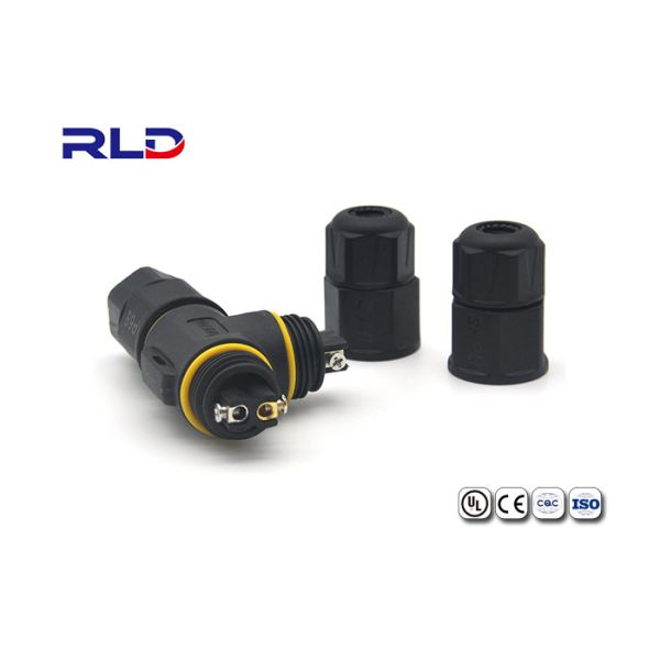 Quality M20 T Type 3 Pin 4 Pin IP68 Waterproof Wire Cable Power Light Led Screw Distribution Terminal Block Connector wholesale