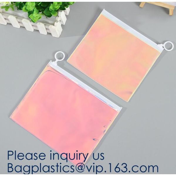 Zipper Flat Stationary Bag Pencil Bags With Zipper,PVC/EVA Toiletry Bag Zipper Closure,Travel Cosmetic Toiletry Bag