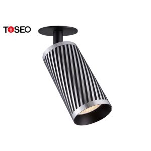 Golden Pure Aluminium Ceiling Lights , Surface Mounted LED Gu10 Downlight