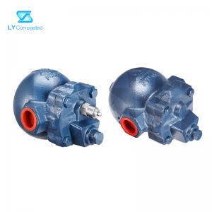 Cheap 1/2” Connection Corrugated Machine Spare Parts Ductile Iron F22 Ball Float Thermostatic Valve Steam Trap for sale