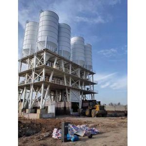 Hzs60 60 Cbm/H Ready Mixed Concrete Plant Twin-shaft Concrete Batching Plant
