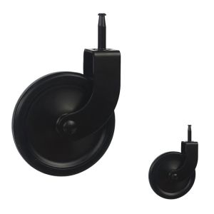 ISO9001 PP 44lbs Loading 75mm Trolley Wheels Heavy Duty