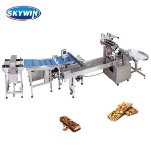 Automatic Packaging Line Chocolate Cereal Bar Flow Wrapping Packing Machine