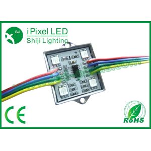 Cheap Digital Full Color 4 LED RGB LED Pixel Strip With SD Controller WS2801 for sale