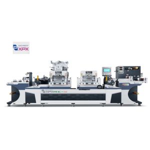 Speed Label Die Cutting Machine 3 Phase 380V/60A ±0.1mm Accuracy 360mm Max Cut