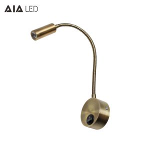 China Round white LED wall lamps for bedside reading light led headboard wall light for hotel on sale