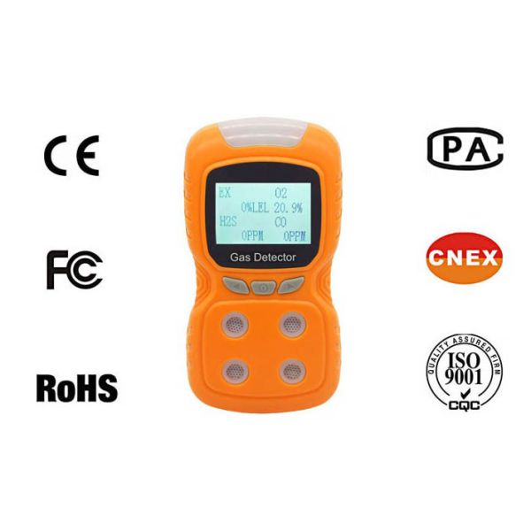 Quality O2 CO H2S EX Gas Detector , Diffusion Rechargeable Multi Gas Monitor wholesale