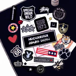 Wholesale Custom Letters Nane Logo Chenille Patches Embroidery for Garment