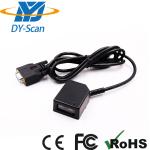 Custom CCD Fixed Mount Barcode Scanner , 32 Bit Mini Fixed Barcode Reader Rs232