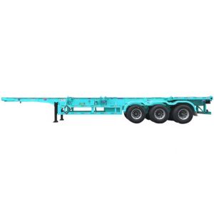 1600mm Skeleton Container Semi Trailer Fuwa 20 Ft Container Chassis