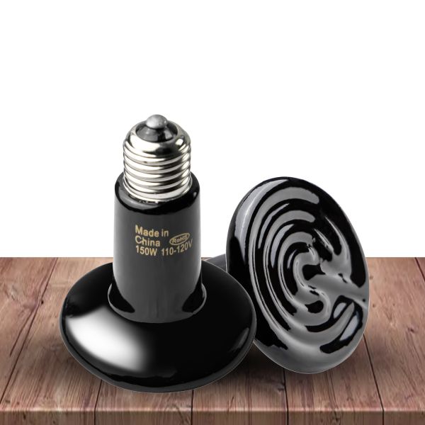 Ceramic Heat Emitter Reptile Heat Lamp 50W For Amphibian Snake Terrarium