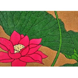 UV Resistance Pictured Artificial Grass Synthetic Pattern Grass With Design