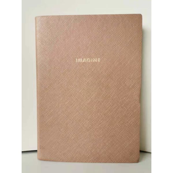 Promotional Products Custom Made Journal Book Sewing Binding With A Pink PU