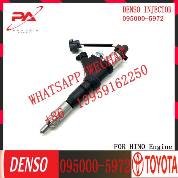 Quality Diesel Fuel Injector 23670-E0360 Common Rail Fuel Injector 095000-5972 095000-597# For HINO wholesale