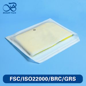 Cheap Environmentally Friendly 100% Degradable Transparent Paper Bags For T-Shirt , Socks for sale