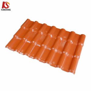 Easy Installation ASA Roof Tile PVC Synthetic Resin Tile Tejas with 2.000kg