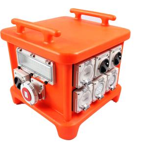 Cheap EN60439 4 Portable Power Distribution Unit , UV8 Resistance Spider Electrical Box for sale