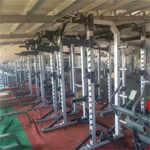 Multi-Functional Home Gym Equipment Folding Pull-Up Bar Pulley Cable Smith