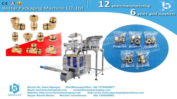 Quality Hardware 3 bowls counting packing machine with hole punching and waste collection box wholesale