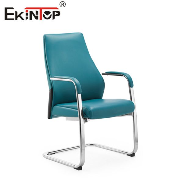 Modern High Back PVC Leather Office Chair Revolving 350mm Aluminium Base