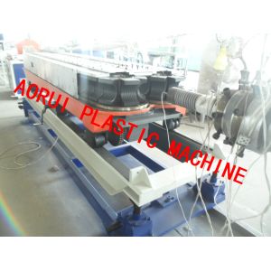 Double Wall Corrugated Plastic Pipe Extrusion Line For Drainage Use