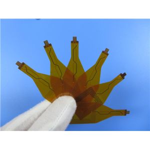 Cheap Dual Layer Flexible PCB Built on Polyimide With PI Stiffener for sale