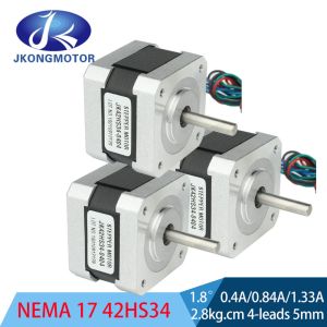 1.8 Degree 2 Phase 42mm NEMA17 Hybrid Stepper Motor 4 Wires JK42HS40