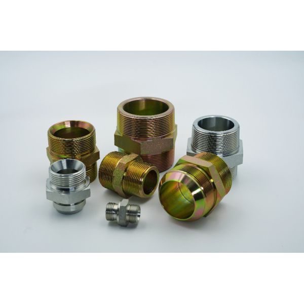 Customized Size Galvanized Sheet 3/4 Bsp Hydraulic Bite-Type Tube Fittings for