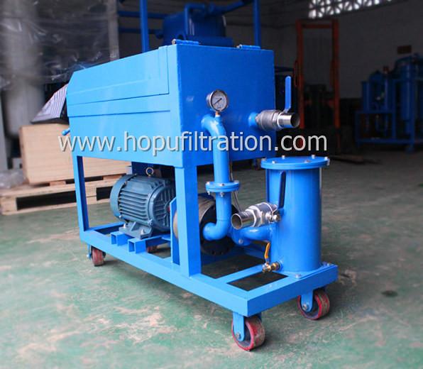 Steel Plate And Frame Lube Oil Purifier,Portable Cooking Oil Filtering Device,Particle Removal,Blue Color,3000L Per Hour