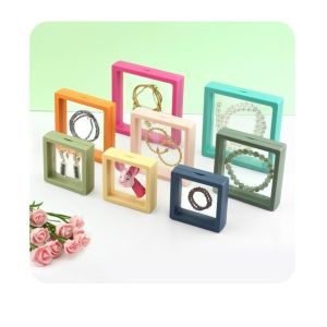 Custom Acrylic PE Jewelry Display Box for Rings and Necklaces