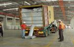 20ft PP woven dry bulk container liner for PE resin , Easy loading and unloading