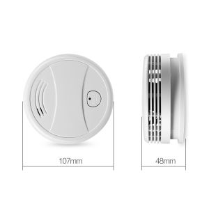 Tuya Photoelectric Sensor Smoke Detector 9V Battery Operated