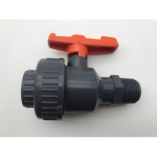 Quality Normal Temperature PVC M/F Single Union Ball Valve for Irrigation and Swimming Pool wholesale