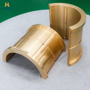 Centrifugal Casting Bronze Bush Bearings High Tensile Oiling Lubricant
