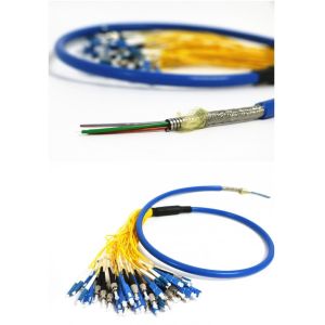 Armoured Waterproof Optical Fiber Pigtail With G652D G657A1 Fiber