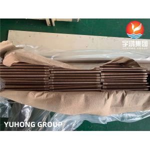 ASTM B111 UNS C70600 O61, Copper Nickel 90/10, Integral Low Fin Tube For