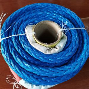 12 Strands Braided High Strength UHMWPE Towing Rope For Marine Mooring