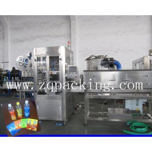 Full-automatic label sleeving machine for Water Beverage Bottle