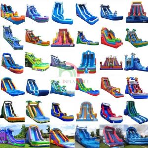 Outdoor Commercial Large Water Slide Inflatable Backyard Kids Inflatable Water