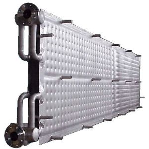Titanium Steam Dimple Jacket Heat Exchanger High Heat Transfer Coefficient