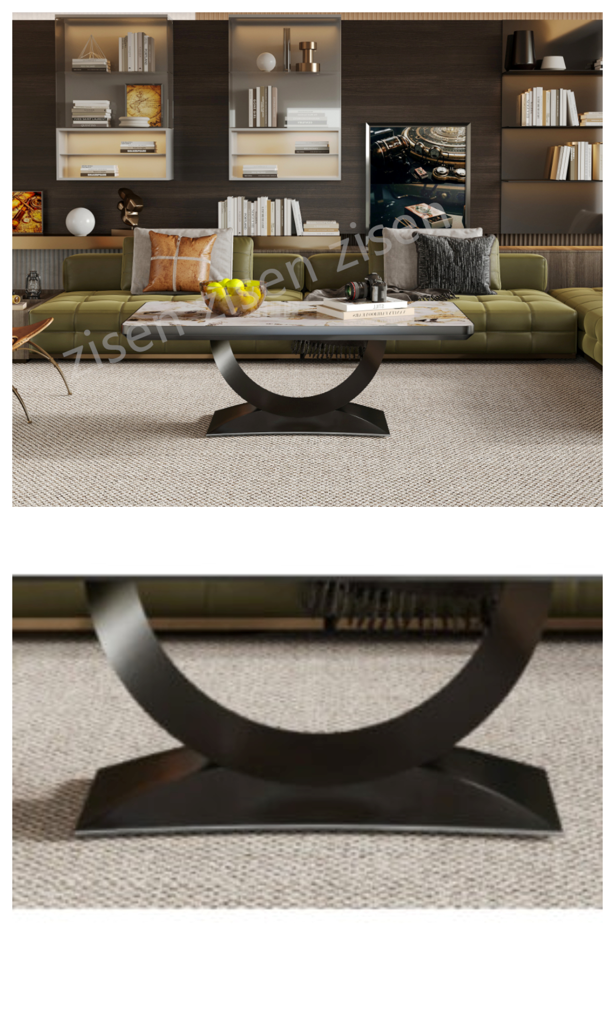 Insert Ceramic Marble Fusion Coffee Table