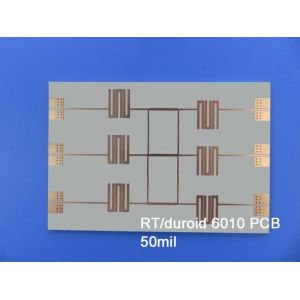 China RT/Duroid 6010 RF PCB 50mil 2 Layer Rigid PCB With Advanced Features on sale China RT/Duroid 6010 RF PCB 50mil 2 Layer Rigid PCB With Advanced Features on sale