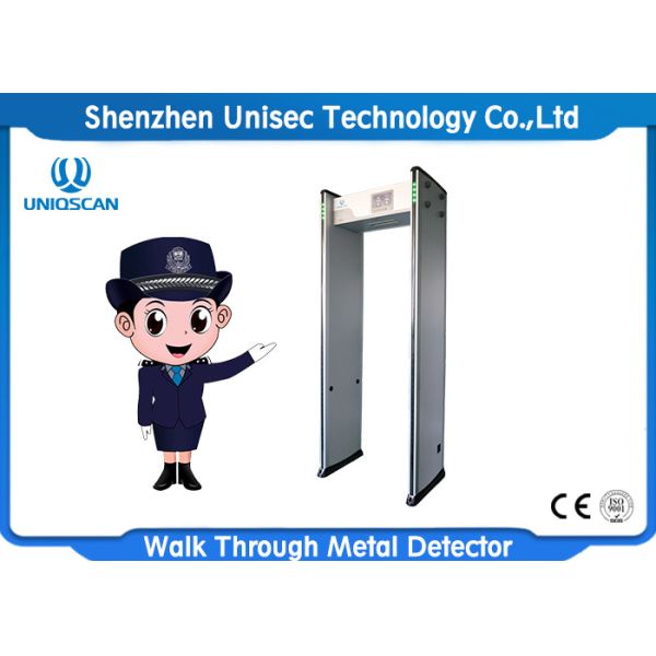 AC 85V-264V 33 Zones Airport Door Frame Metal Detector