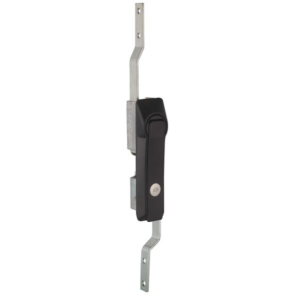 Quality Black Powder Coated Rod Control Lock OEM Panel Handle Lock ISO Certificate wholesale