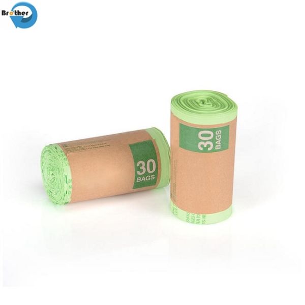 100%Biodegradable Compostable Garbage Bags Trash Bags with Bpi Certificate
