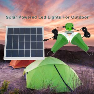 Garden 10W 5V 5200mah Led Solar Emergency Light With Mobile Charger