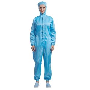 Breathable Anti Static Garments Soft Skin-Friendly Clean Room Suit